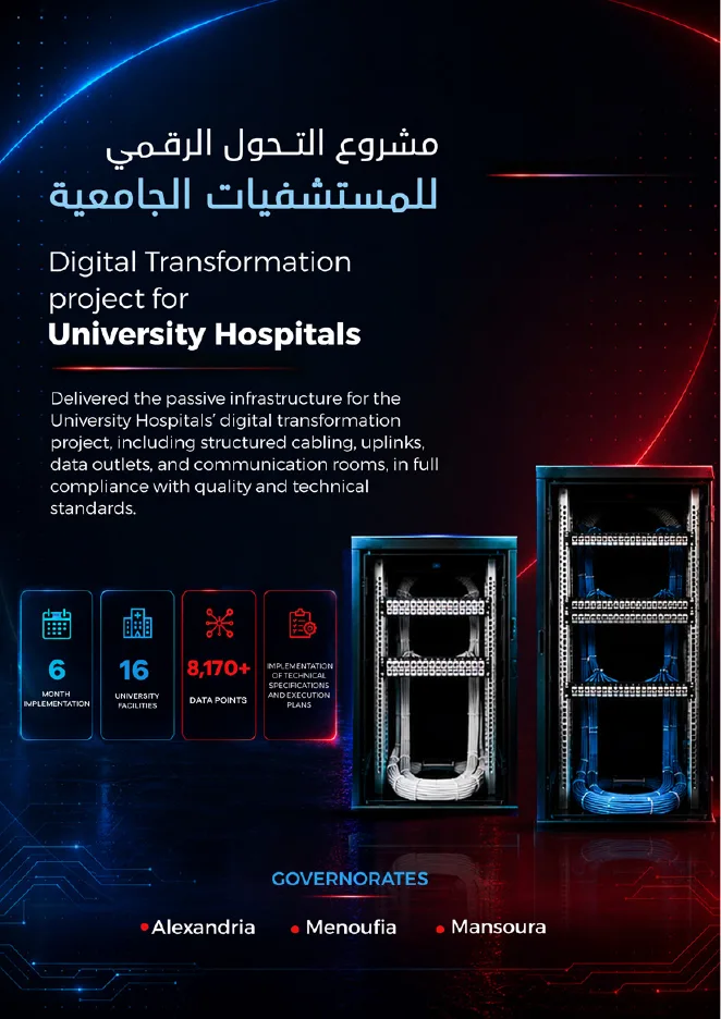 مشروع التحول الرقمي للمستشفيات الجامعية